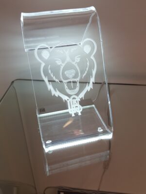 Lampada Orso plexiglass Led piccola