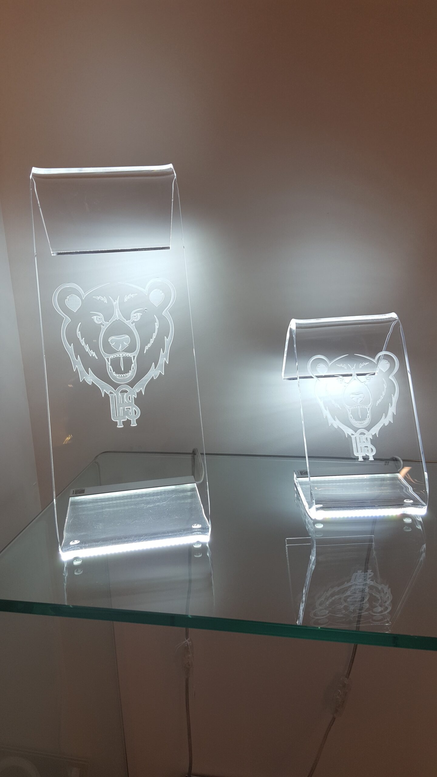 lampade plexiglass orso