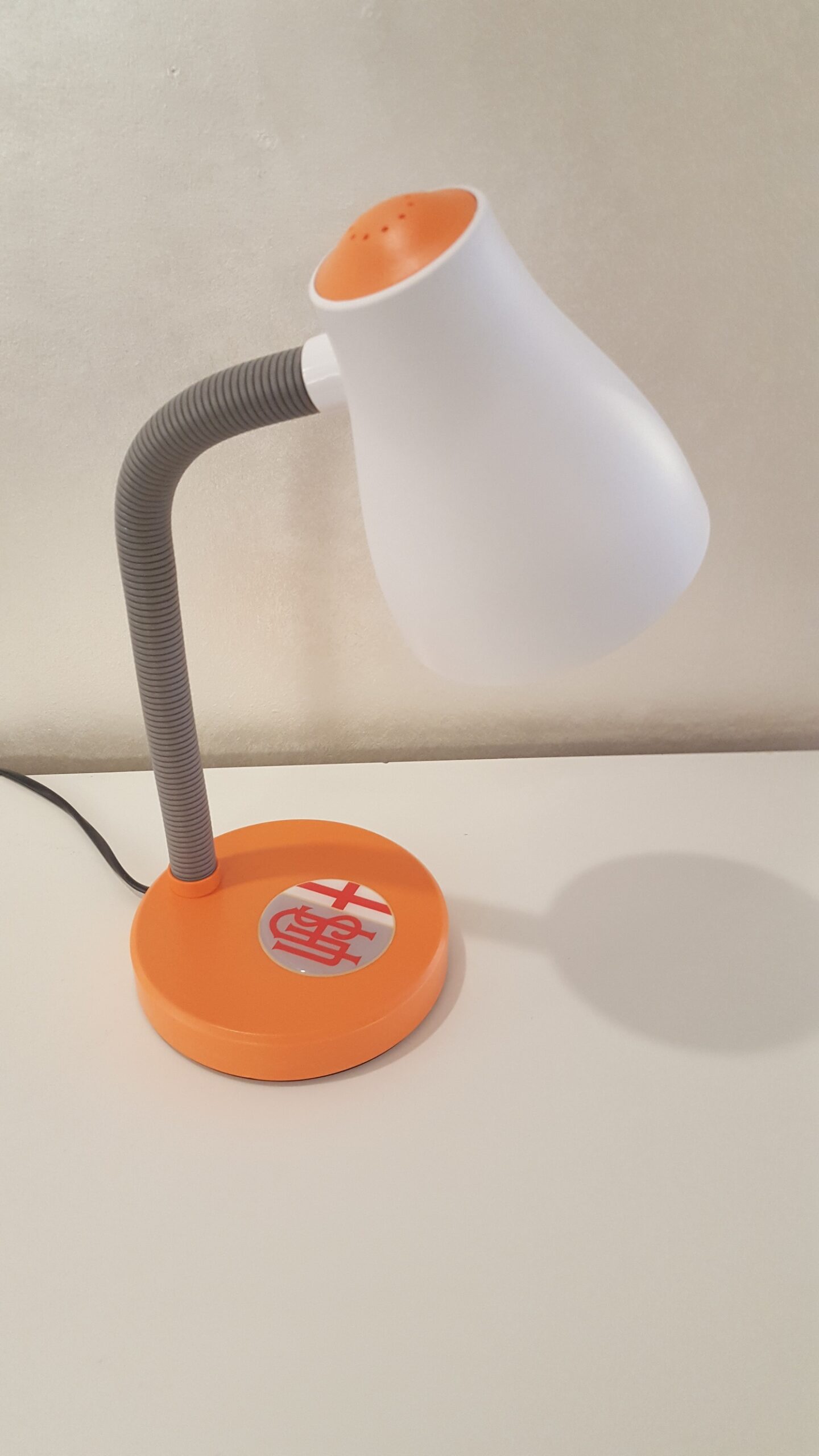 Lampada scrivania Alessandria Calcio Arancio