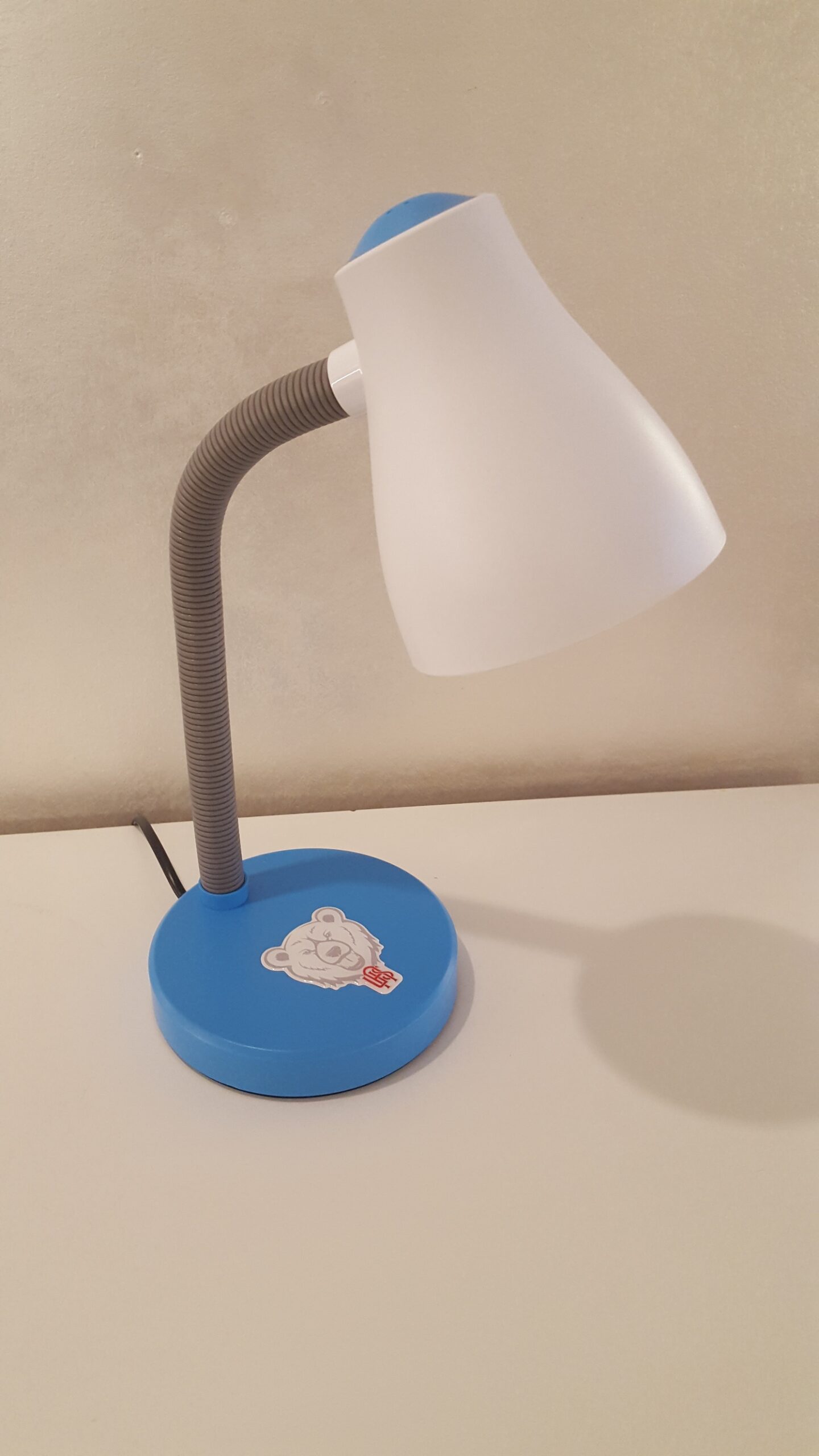Lampada scrivania Alessandria Calcio azzurro